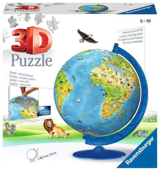 Children's World Globe 3D 180pc Puzzle