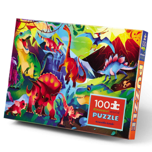Dinosaur World 100pc Holographic Foil Puzzle