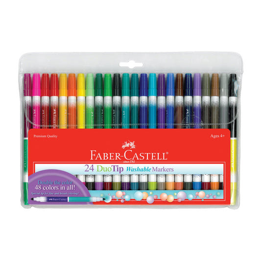 DuoTip Washable Markers, Set of 24