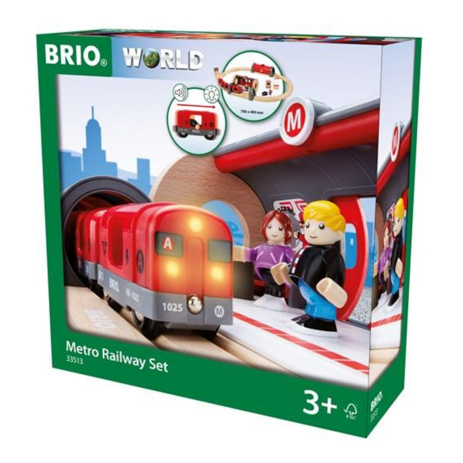 BRIO World - 33042 Little Forest Train Set  18 Piece Train Toy with  Accessories and Wooden Tracks for Kids Ages 3 and Up NEW 