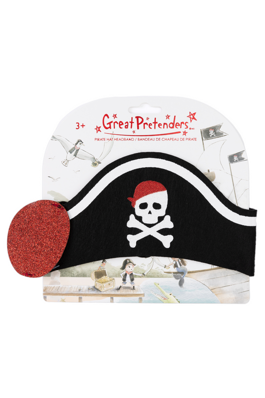 Pirate Hat Headband & Eyepatch Set