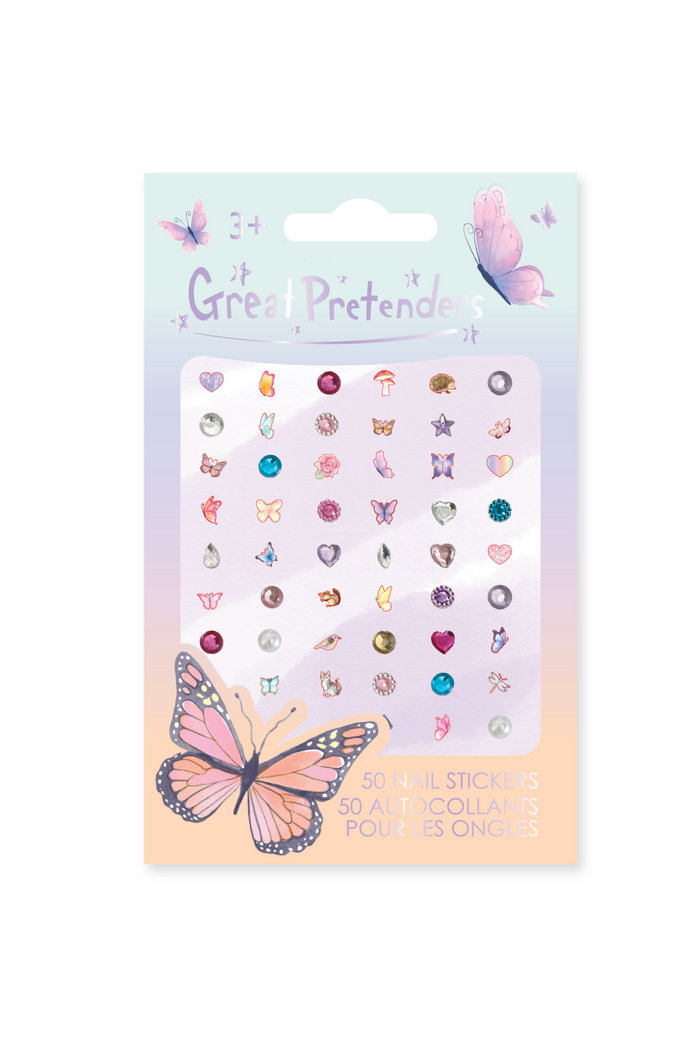 Butterfly Nail Stickers 50pc