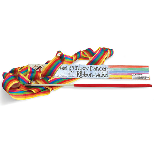 Mini Rainbow Dancer Ribbon Wand