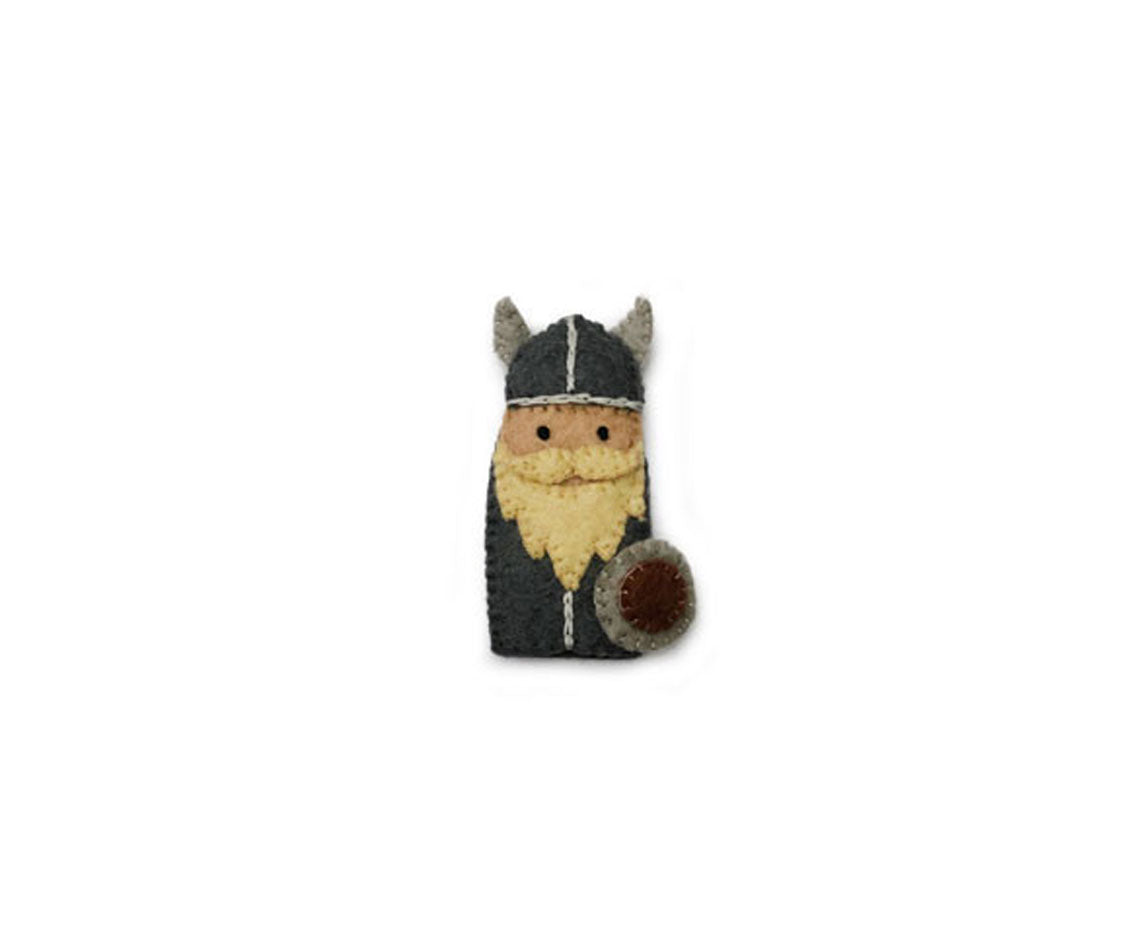 Viking Felt Finger Puppet