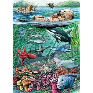 Life on the Pacific Ocean 35pc Tray Puzzle