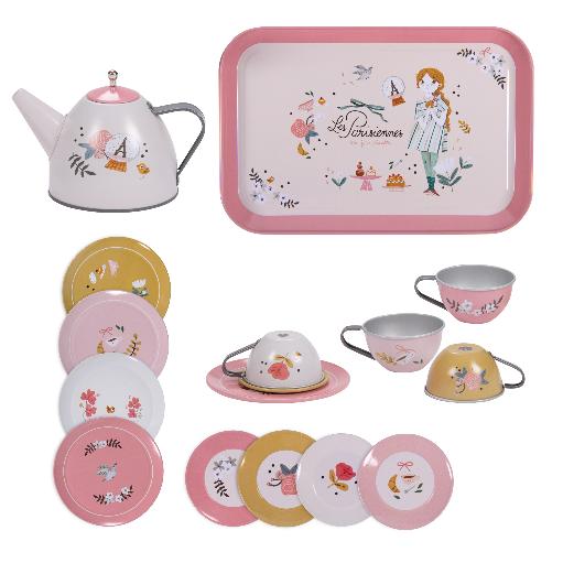 Les Parisiennes Metal Tea Set