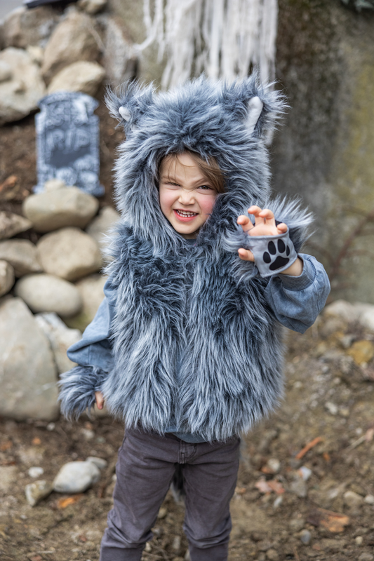 Big Bad Wolf Vest with Gloves 5-6