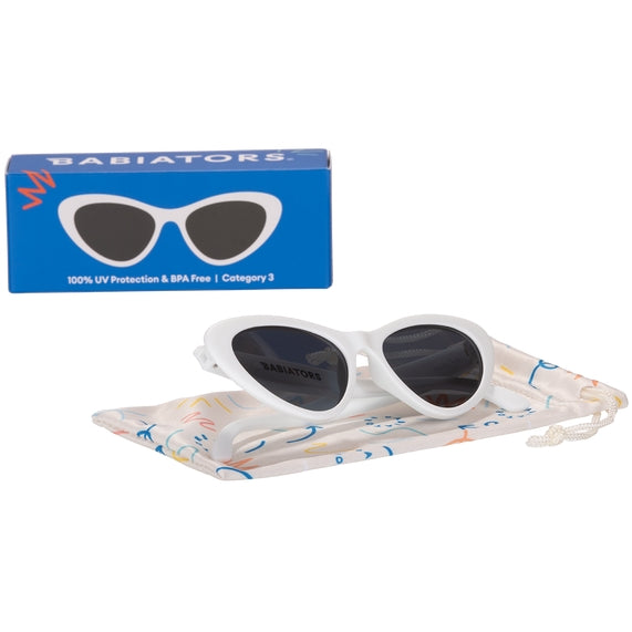 Babiators Sunglasses - Wicked White Cat-Eye