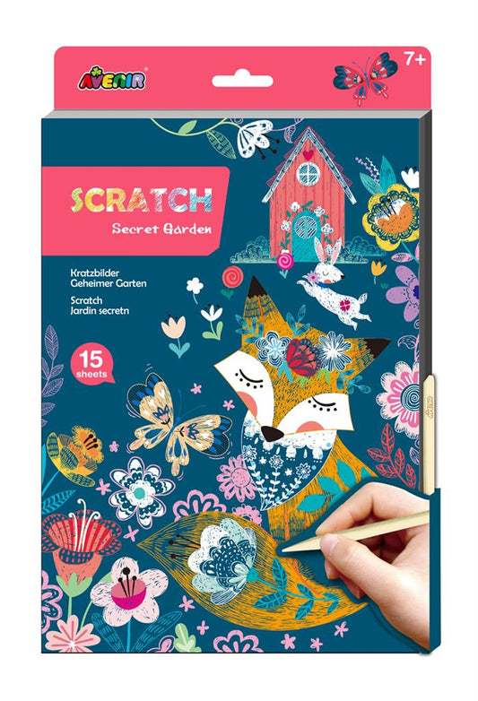 Secret Garden Scratch Art Book Large