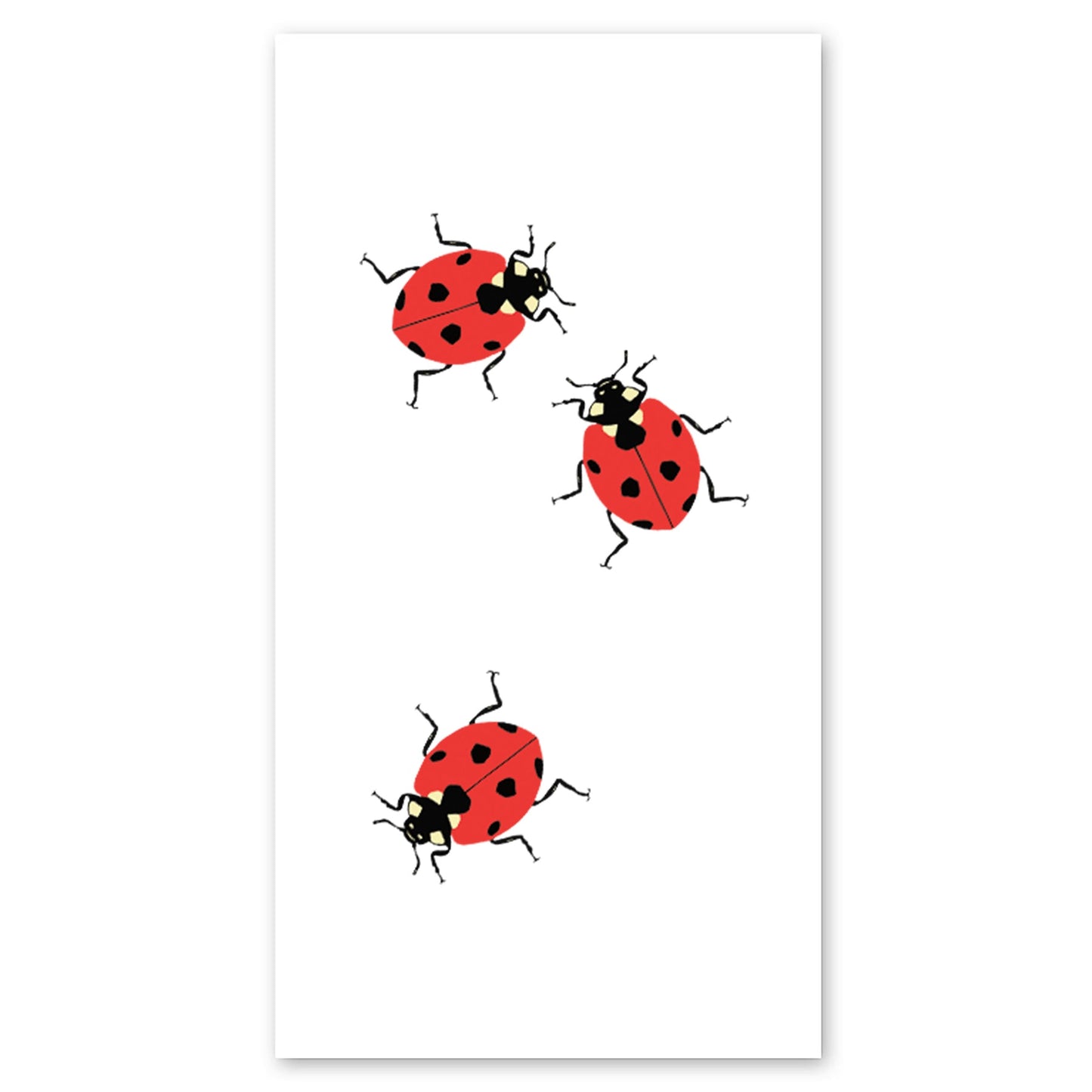 Ladybugs Tattoo Pair