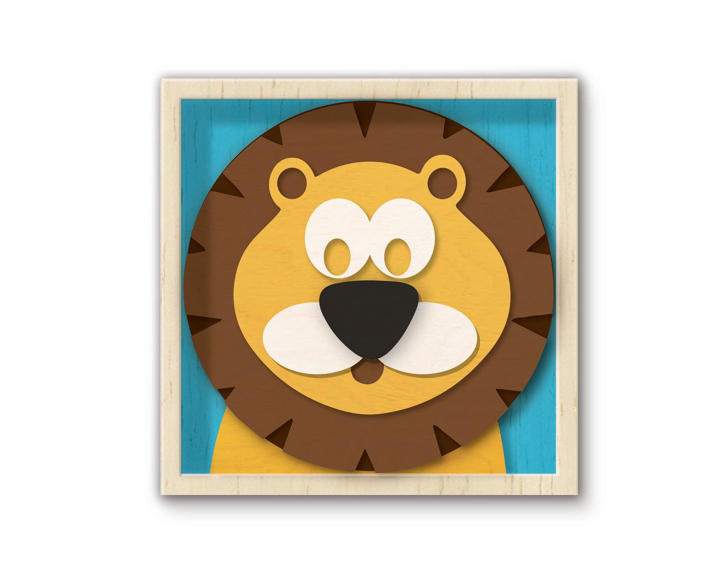 Paint & Stack Puzzler - Lion