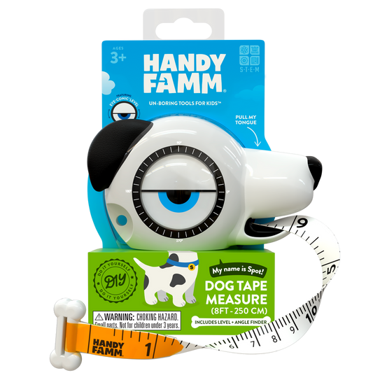 Spot White Handy Famm Dog Tape Measure