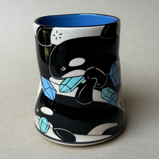 Lucky Orca Cup - 16oz, XL