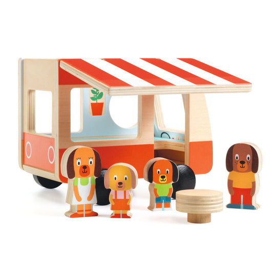 Minicombi Wooden Bus Set