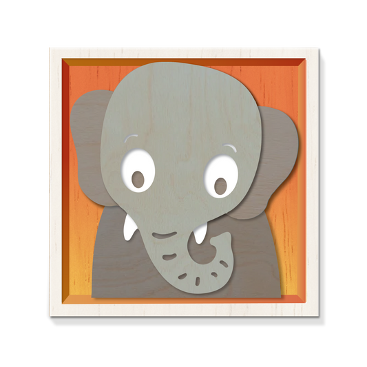 Paint & Stack Puzzlers - Elephant