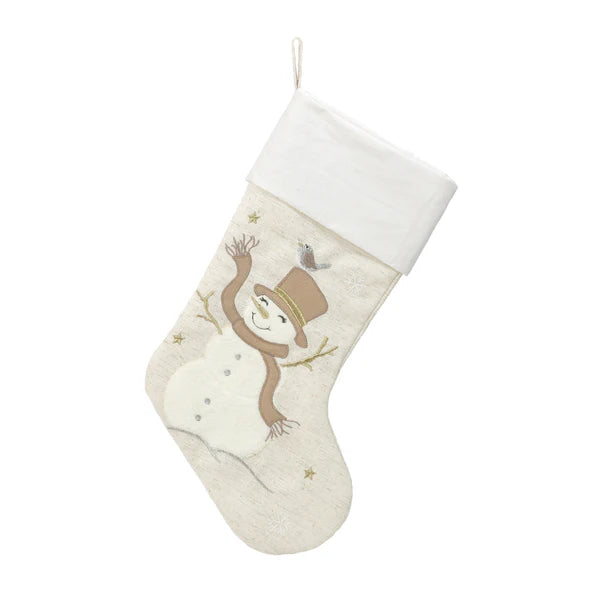 Nordic Snowman Stocking