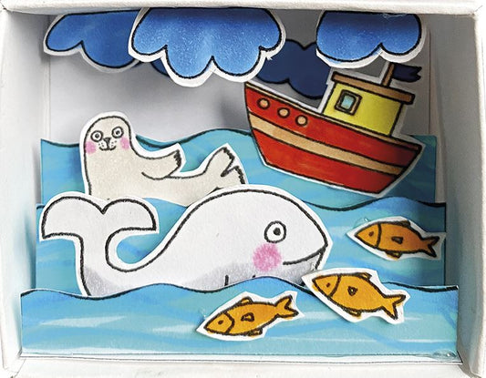 Ocean Fish Matchbox Scene Craft Kit