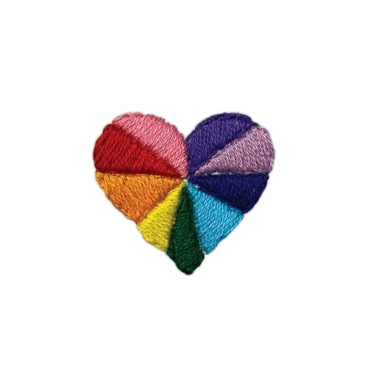 Rainbow Heart Tattoo Pair