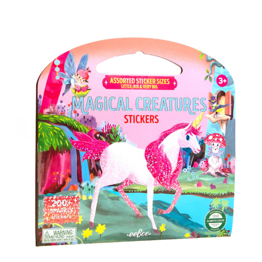 Magical Creatures Shiny Sticker Book