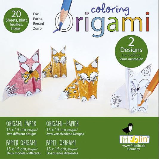 Coloring Origami - 20 Sheets