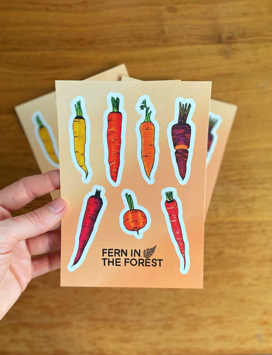 Carrot Sticker Sheet
