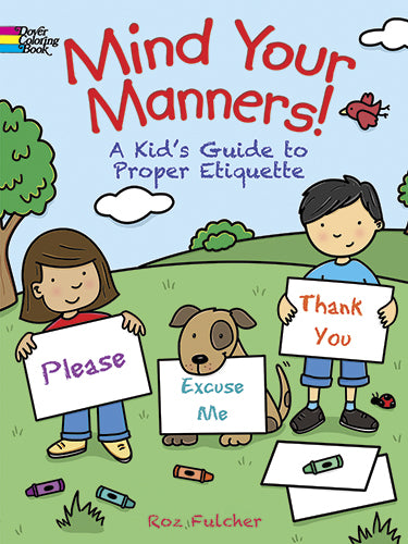 Mind Your Manners Coloring Book