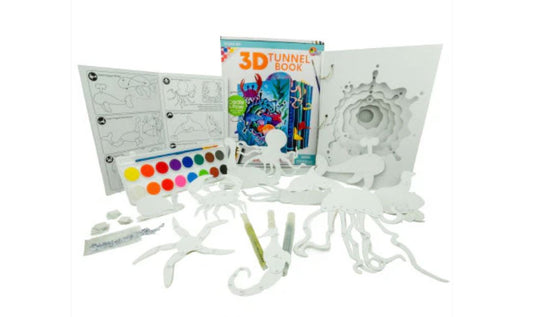 Ocean Make Your Own 3D Tunnel Book Deluxe Set