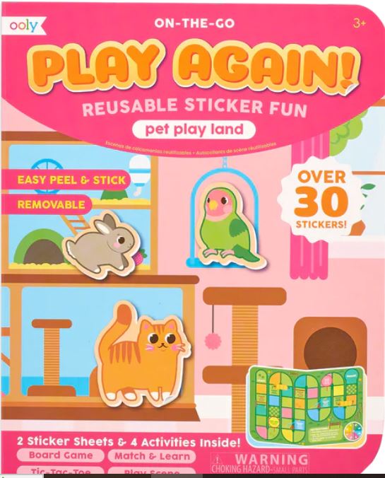 Play Again! Reusable Sticker Fun