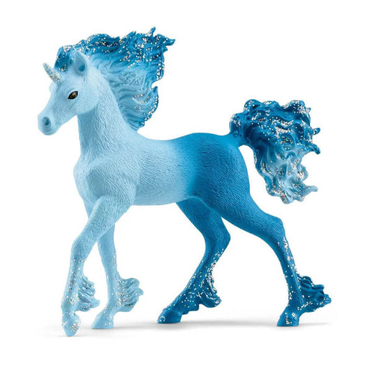 Elementa Water Flames Unicorn Foal 4" Figure