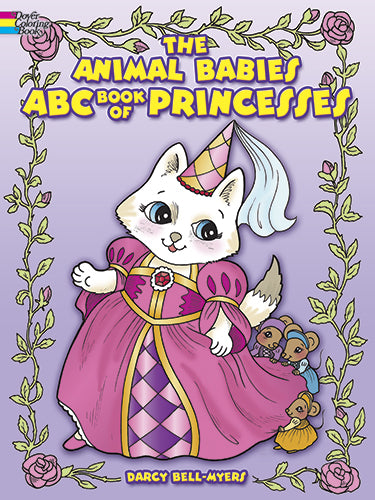 Animal Babies ABC Book of Princesses Coloring Book