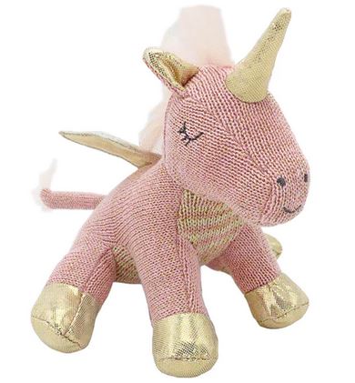 Uliana Unicorn Knit Rattle