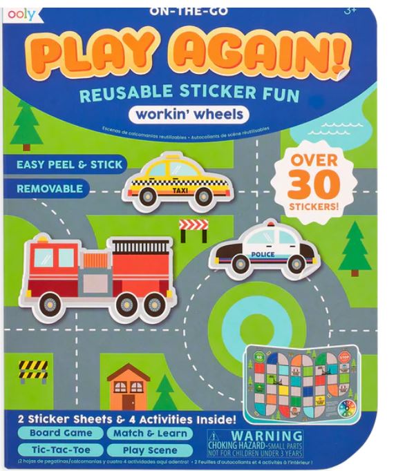 Play Again! Reusable Sticker Fun