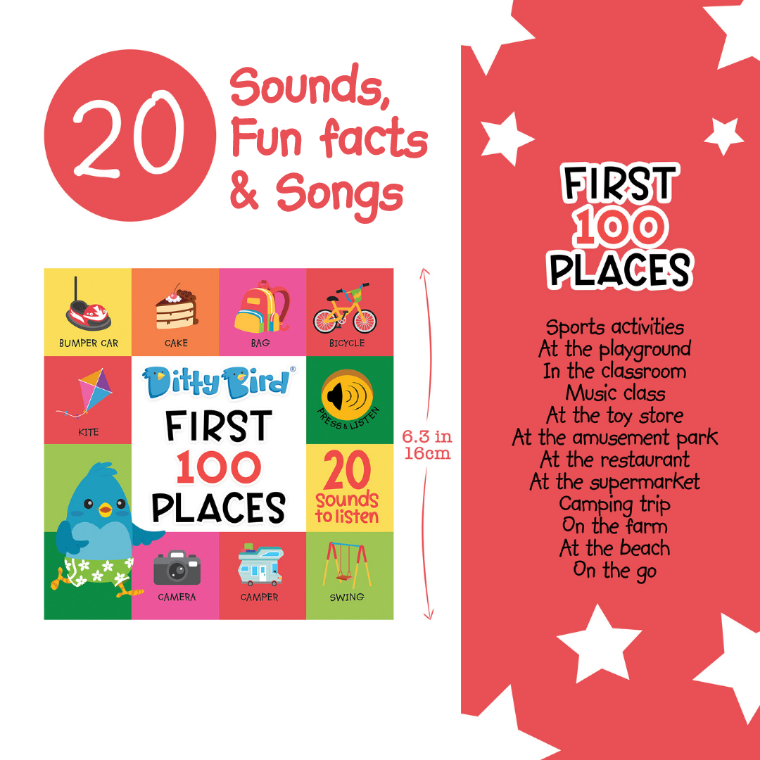 First 100 Places Sound Book