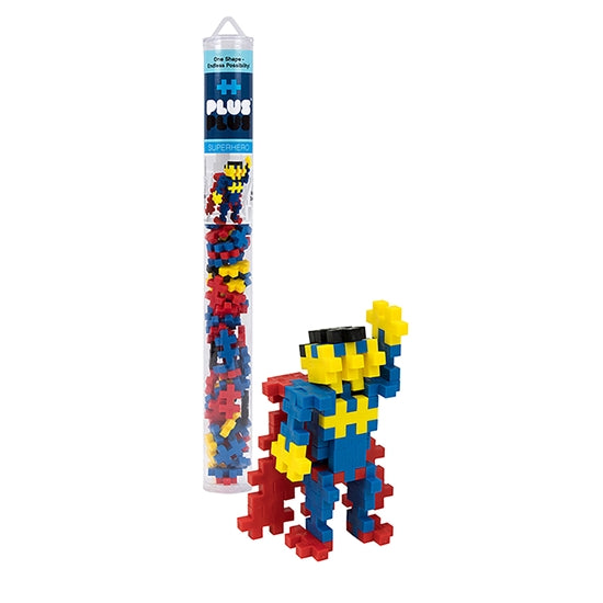 Superhero 70pc Building Block Tube