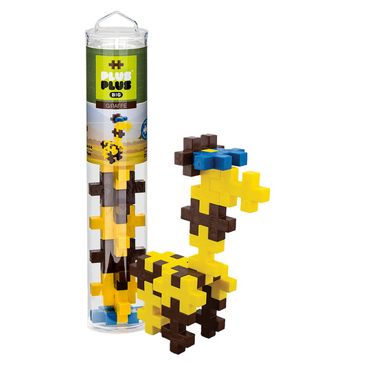 Giraffe 15pc Big Building Block Tube