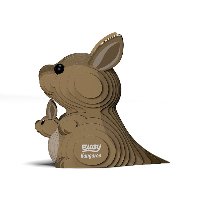 Kangaroo 3D Cardboard Model Kit