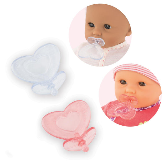 2 Pacifiers for 12" Baby Doll