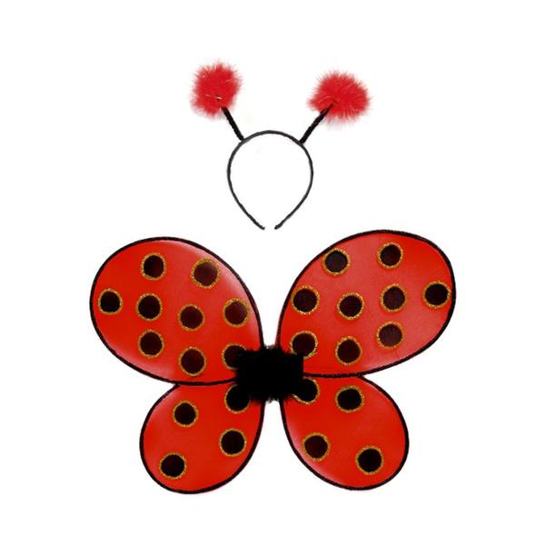 Ladybug Wings & Headband Set