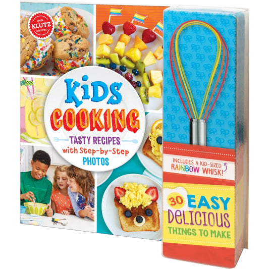 Kids Cooking Book & Whisk