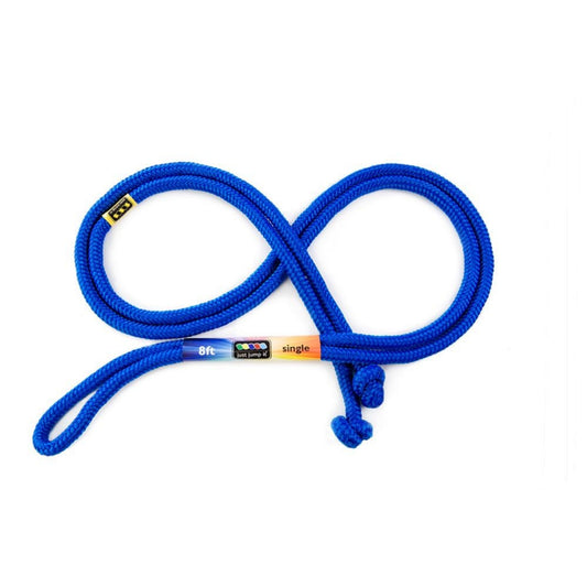 8' Rainbow Single Jump Rope - Lots of Color Choices