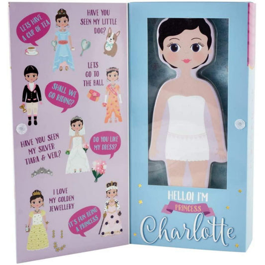 Princess Charlotte Magnetic Dress Up Doll