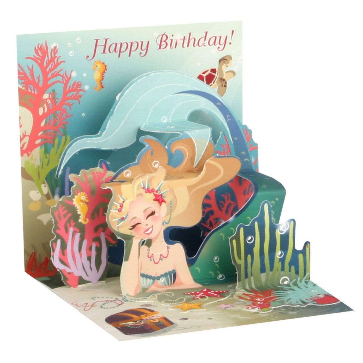 Mermaid Mini Pop-Up Card