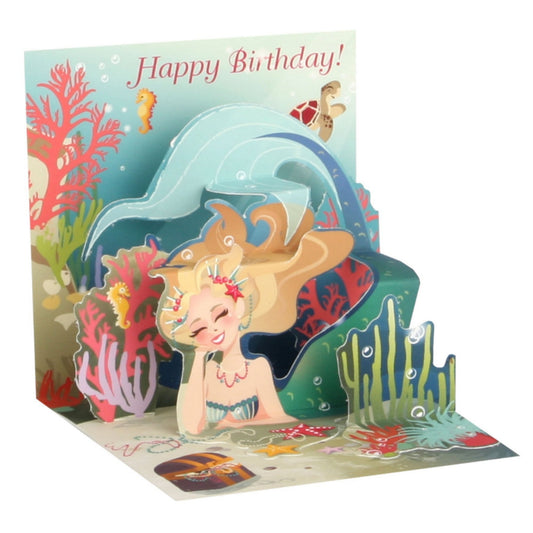 Mermaid Mini Pop-Up Card