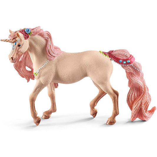 Pink Decorated Unicorn Mare 7" Figure