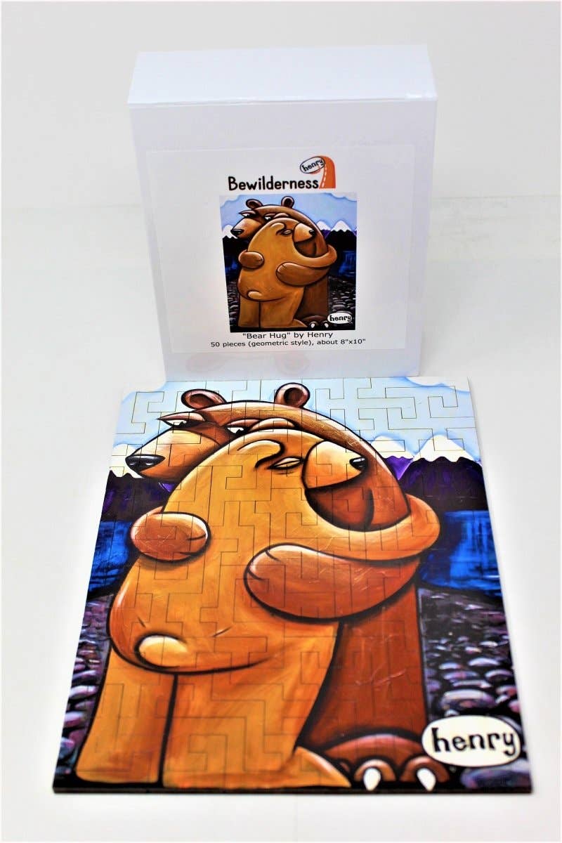 Bear Hugs by Henry Jigsaw Puzzle - 50 Pieces