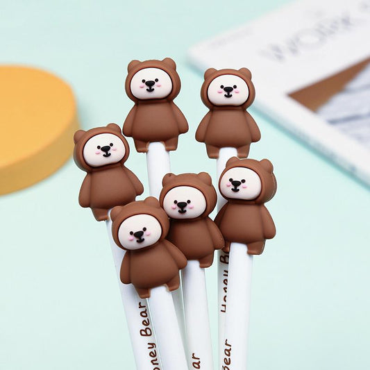 Honey Bear Retractable Gel Pen