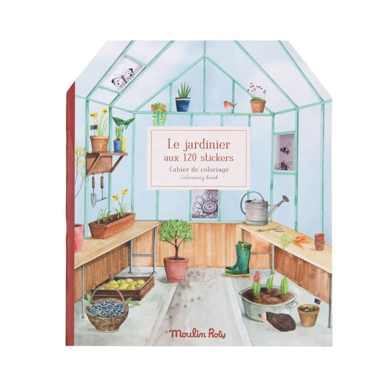 Le Jardinier Sticker & Coloring Book