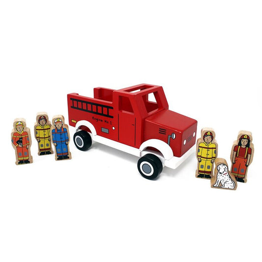 To the Rescue Fire Truck Magnetic Playset