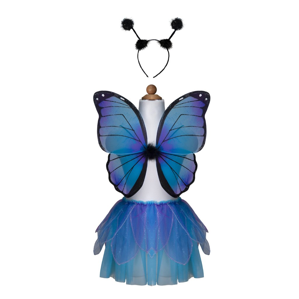 Midnight Butterfly Tutu, Wings & Headband Size 4-6