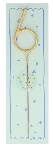 Large Gold Sparkle Candle